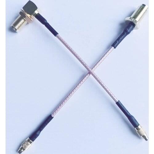 1pc Video Transmitter Antenna Extension VTX ufl ipex MMCX Angle to SMA RP-SMA Female Adapter Connector Cable 100mm