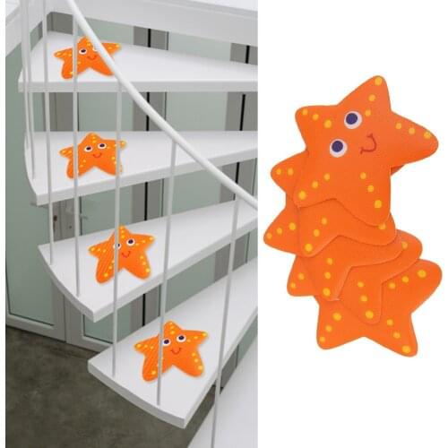 5pcs Non-slip Stickers Creative Waterproof And Anti-drop Stickers Suitable For Bathroom Toilet Bathtub Staircase Porch