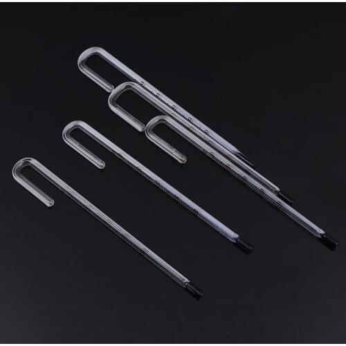 Aquarium Glass Thermometer With Hook Fish Tank Reptile Box AccessorieSupplies6/8/10/12/15mm dik Glas Tank