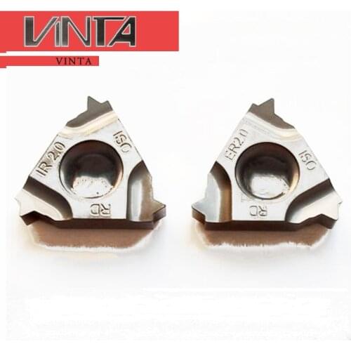 Free shipping ! 10pcs/lot Cermet Thread Cutter CNC Milling Inserts ISO 16IR/ER RD1.5 / AG60 Thread Turning Inserts