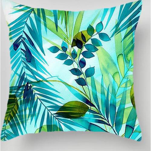 Green Plant Pillow Cover Bedroom Leaf Pillow Case throw pillows for living room sofa Office Watermelon Pattern Cushion Cover Car