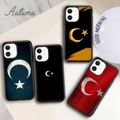 The Republic of Turkey flag Phone Case for iPhone 11 12 Pro Max mini X XR XS SE 2020 5 6S 7 8 Plus Samsung S8 S9 S10 Cover shell