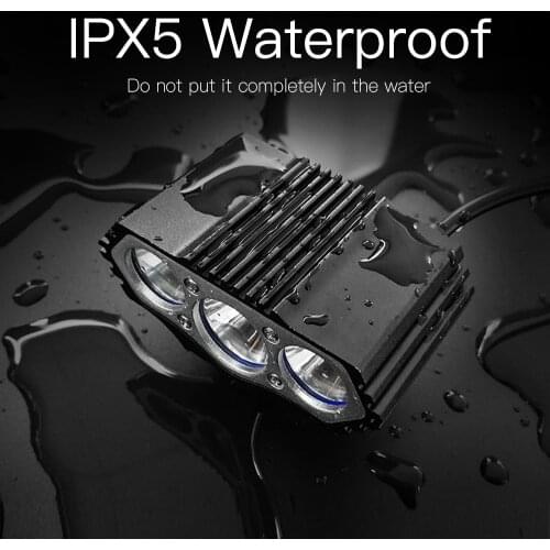 Electric Scooter Headlight 1000 Lumens Ebike Front Light 36V 48V 52V 60V E Bike Scooter Light Electric Scooter Accessories Light