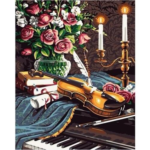 Flower arranging 5D DIY diamond Painting flowers Cross Stitch diamond embroidery mosaic diamonds wall stickers home decor vase