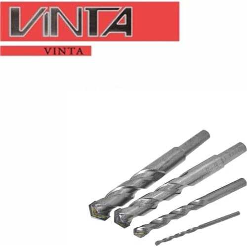 Inlaid tungsten steel twist drill Inlaid alloy drill bit Carbide impact drill Electric hammer drill bit Cement tile drill bit