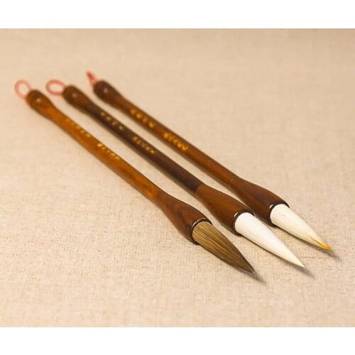 Chinese Brush Pen High Grade Large Mulitple Hair Brush Pen Ancient Crafts Chinese Woolen Hair Calligraphy Brushes Tinta China