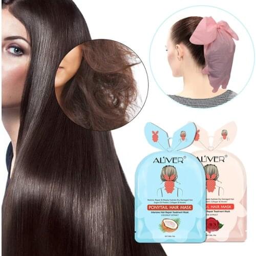 Hair Mask Tail Nursing Mask Keratin Repair Dry Damaged Deep Nourishment Scalp Hair Care Bifurcation Treatments Anti Hair Loss