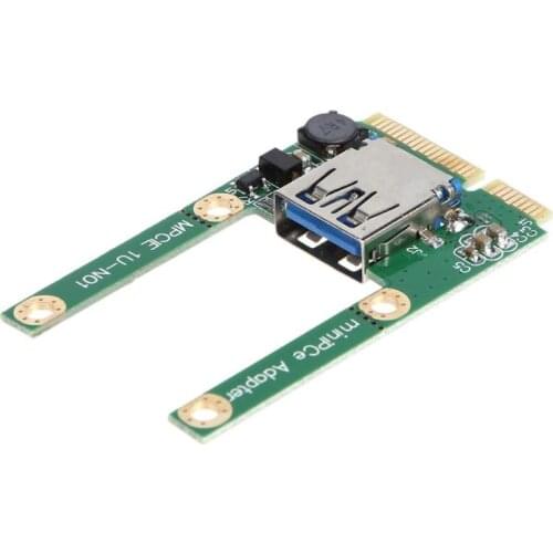 Mini PCI-E to USB3.0 PCI Express Card PCI-E to usb 3.0 Expansion Card for Notebook for Windows Mac OS