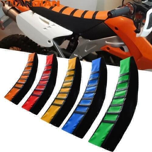 Motorcycle Rubber Gripper Soft Seat Cover For HONDA CRF150F CRF230F CRF250L CRF250M CRF250 PALLY SL230 XR230 XR250 MOTARD BAJA