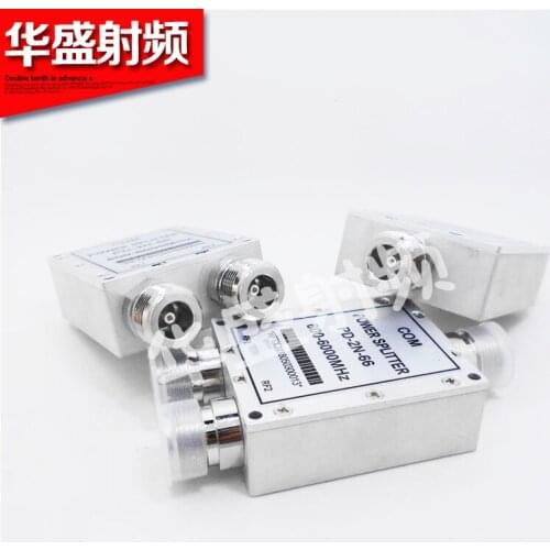 N-type 2.4G/5.8G 2G-6GN Type Microstrip One-to-two Power Splitter, N-K Connector RF Two Power Splitter