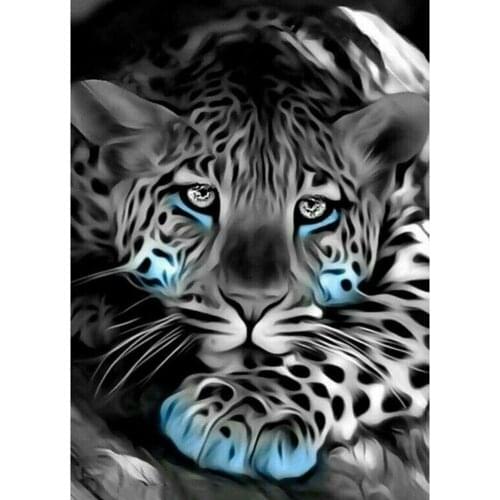 PDMDOG Full Drill Diamond Painting Animal Leopard Embroidery Diy Square Art Decoration Cross Stitch Hanging Pictures Mosaic Home