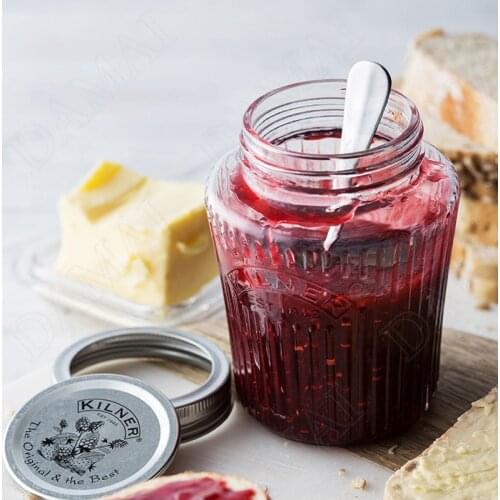 Simplicity Glass Storage Jars Relief Decorative Kitchen Jam Jar Desktop Seal Candy Snacks Organizer Home Decoration Ornaments