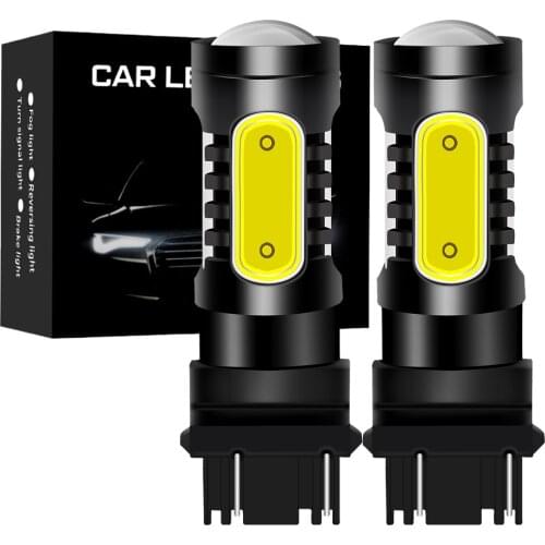 2PCS T25 LED 3157 7440 W21W 7443 W21/5W Bulbs 1157 BAY15D 1156 P21W LED BA15S BAU15S PY21W Lamp For Reverse Lights Brake Lights