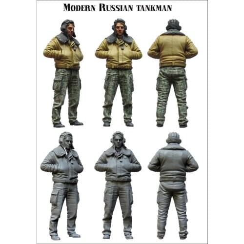 1/35 Resin Figures Model Kit-C215 MODERN RUSSIAN TANKMAN Unassembled unpainted