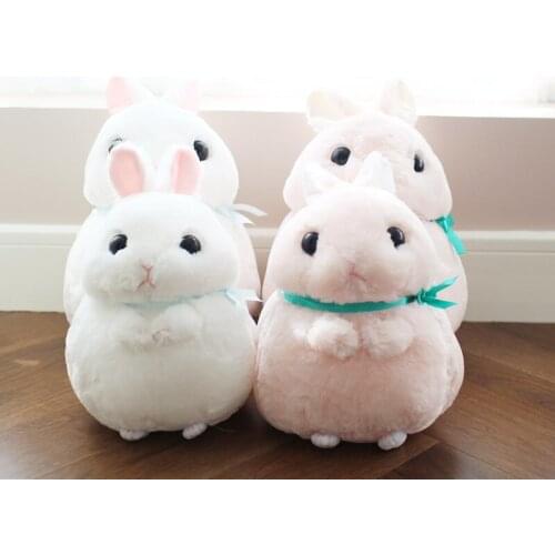 1pc 30/40cm Standing ribbon rabbit fat round body plush toy cute soft plush doll high quality cute gift for children