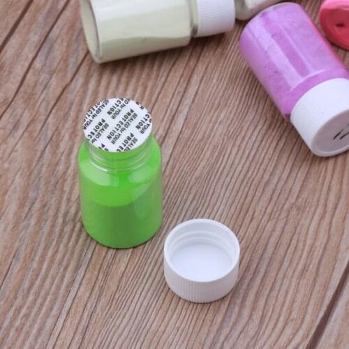 12 Color 40g Luminous Resin Pigment Kit Glow In the Dark Powder Pigment Colorant Dye Fluorescent Resin Jewelry Making