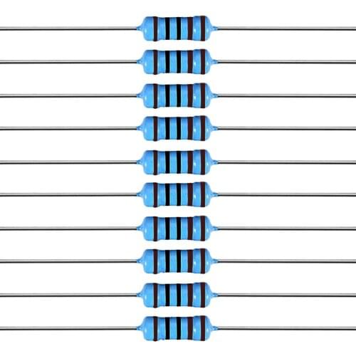 1K Ohm 0.25W 1% Metal Film Resistor - Pack of 100