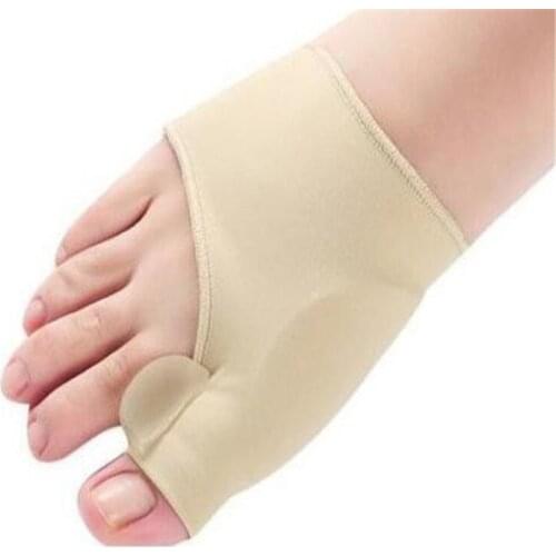 2Pcs=1Pair Toe Corrector Orthotics Feet Foot Care Bone Thumb Adjuster Correction Soft Pedicure Socks Bunion Straightener