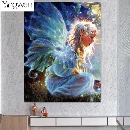 5d Diamond Painting Diy Angel Elf Girl Home Decoration Fantasy Cross Stitch Set Crafts Mosaic Full Diamond Rhinestone Embroidery
