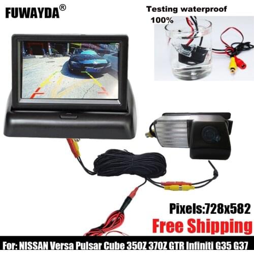 Free shipping!!! SONY CCD Chip Car Rear View Reverse Backup CAMERA for NISSAN Versa Pulsar Cube 350Z 370Z GT-R Infiniti G35 G37
