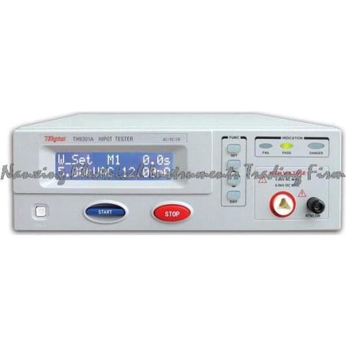 Fast arrival TONGHUI TH9301A withstand voltage tester AC 0-5000V/DC 0-6000V Electrical safety tester