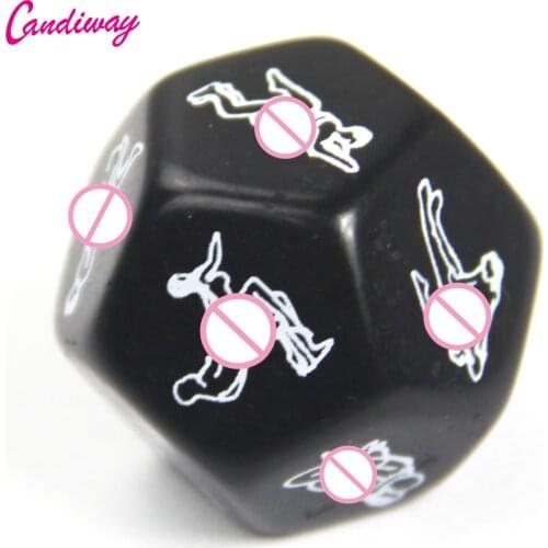 Candiway Erotic Dice Special Design Multi-Sides Adult Sex Posture Gambling Games Flirting Toys For Couple