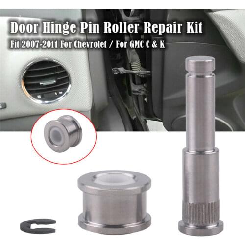 For 2007-11 Chevrolet Silverado 1500 GMC Sierra Door Hinge Pin Roller Repair Kit