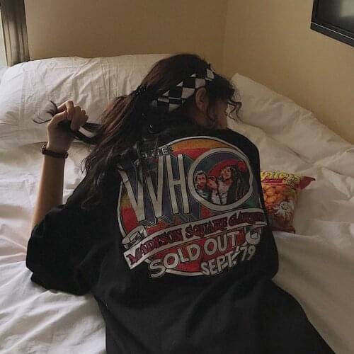 Ins Korean summer Hip hop tee dropshipping bf club Ulzzang punk vintage harajuku Short sleeve korean clothes top Women T-shirt