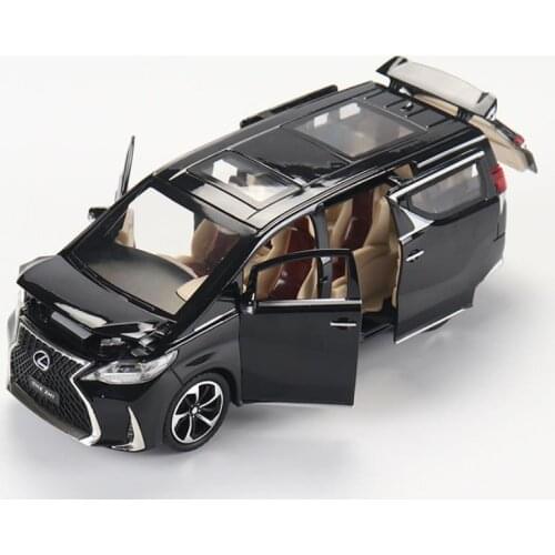 Hot sale 1:24 alloy pull back LM300 car model,high simulation sound light design,6-door childrens educational toy,free shipping