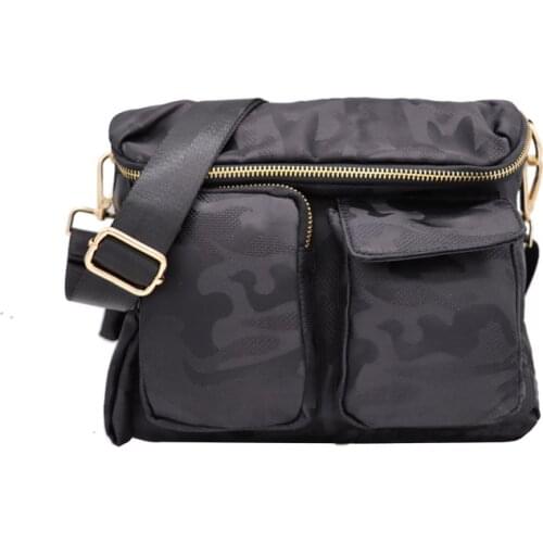 Womens Multi Pocket Casual Crossbody Bag Shoulder Messenger bag Handbag for Daily Use Slightly waterproof