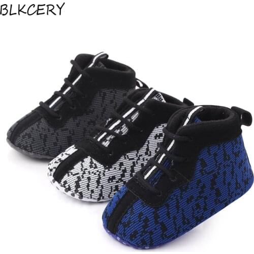 Fashion Newborn Baby Boys Soft Sole Sneakers Shoes for 1 Year Old Boy Footwear Toddler Walking Infant First Steps Drop Shipping