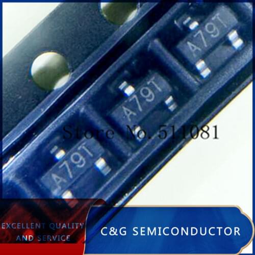 100pcs AO3407 3407 SOT23-3 MOSFET A7** A79T MOSFT P-Ch -30V -3.6A 64mOhm