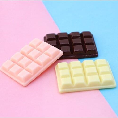 100Pcs Chocolate Slime Charms Modeling Clay DIY Kit Accesorios Box Toy For Children Slime Supplies Filler