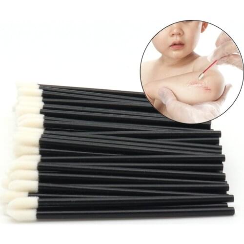 New 2021 100Pcs Disposable Lip Brushes Make Up Brush Lipstick Lip Gloss Wands Applicator Tool Makeup Beauty Tool Kits