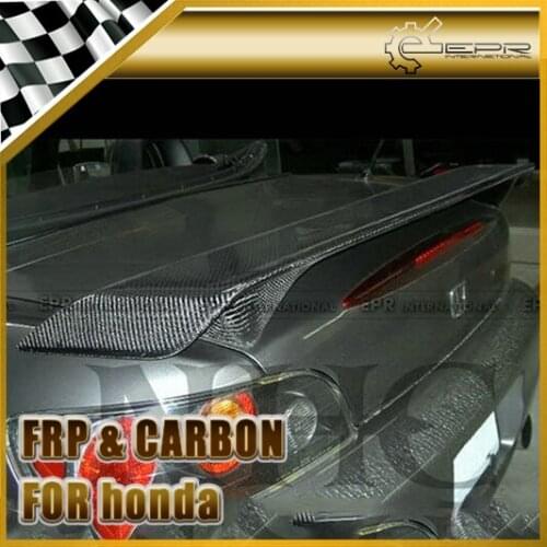 Body Kit Tuning Aero Trim for Honda S2000 Carbon/Glass Fiber Js Racing Rear Trunk Spoiler for S2000 Racing FRP Wing Lip