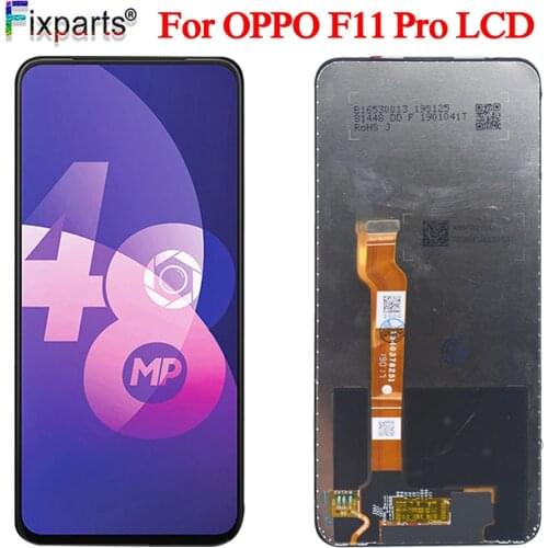 Original For LCD Oppo F11 Pro LCD CPH1969 Display Touch Screen Digitizer Assembly Replacement Oppo F11 LCD F11 Pro Screen