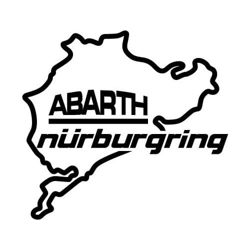 Nurburgring Sticker Sports Racing Body Windows Decal JL Italy Glue Sticker Car Body Fuel Tank Cap Oem 34 PVC 15 14 Cn(origin)