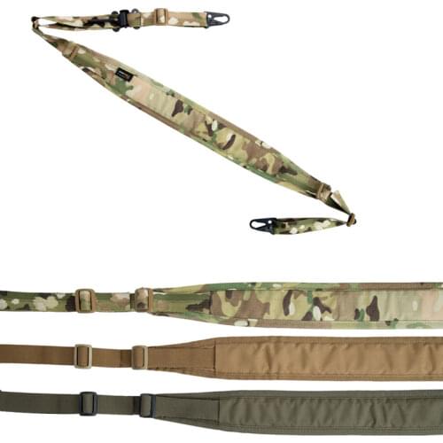 Tactical Modular Rifle Sling Strap Removable 2 Point / 1 Point Padded Multicam Airsoft Shooting Rifle Shoulder Strap Accessories