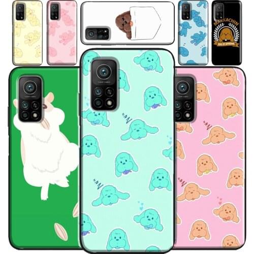 YURI!!! on ICE Makkachin For Xiaomi Mi 11 Lite Case Cover 10T Pro 11 Ultra Bumper Cover For POCO F3 M3 X3 Pro Case