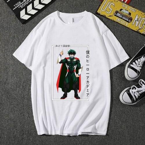2021 Harajuku Anime My Hero Academia T Shirt Women Cruel Tshirt Anime Top Tee Female