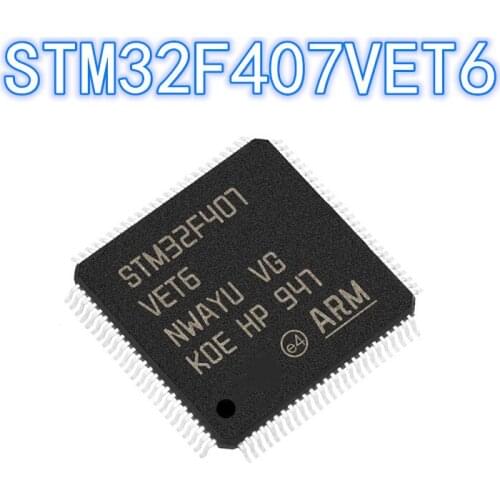 1PCS 100% new original authentic STM32F407VET6 QFP-100 32F407VET6 QFP100 32-bit microcontroller