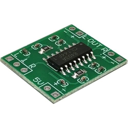 1PCS PAM8403 Super mini digital amplifier board 2 * 3W Class D digital amplifier board efficient 2.5 to 5V USB power supply