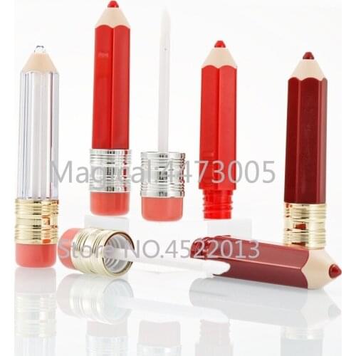 10/20/30/50/100pcs Empty lip gloss Containers Plastic 5ml Pencil Lip Gloss Tube Makeup Liquid Lipstick bottle Lipgloss Concealer