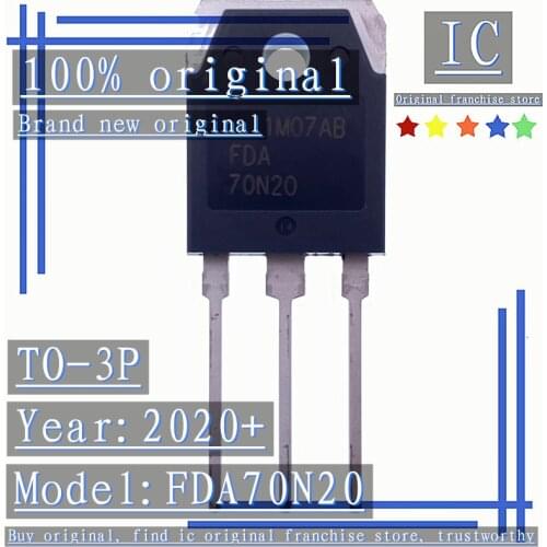 2020+ 100% Brand new original 10PCS FDA70N20 TO-3P FDA 70N20 MOS tube field effect tube 70A/200V