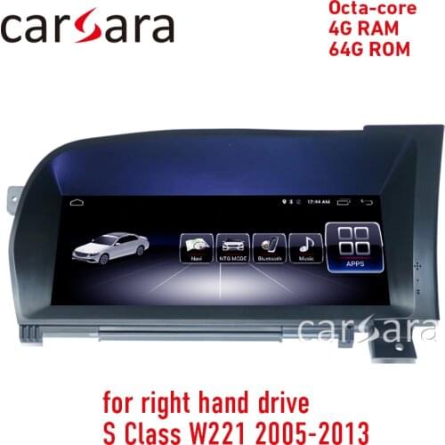 Android screen for right hand drive S Class W221 CL W216 05-13 10.25" touch GPS Navi radio stereo head unit multimedia player