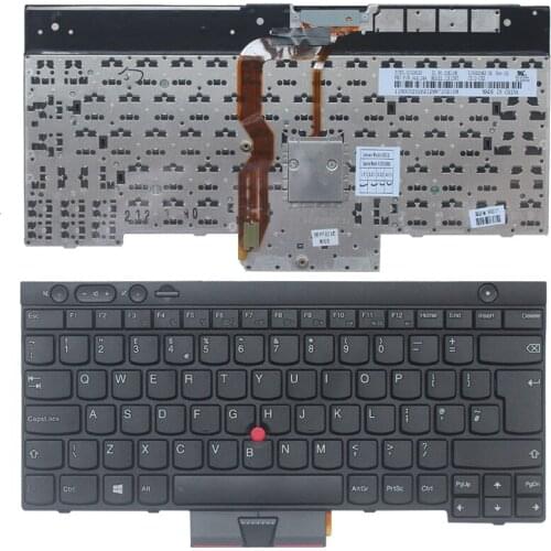 NEW UK keyboard FOR LENOVO THINKPAD T530 T530i T430 T430s X230 X230I W530 L430 L530 UK laptop keyboard black NO Backlight