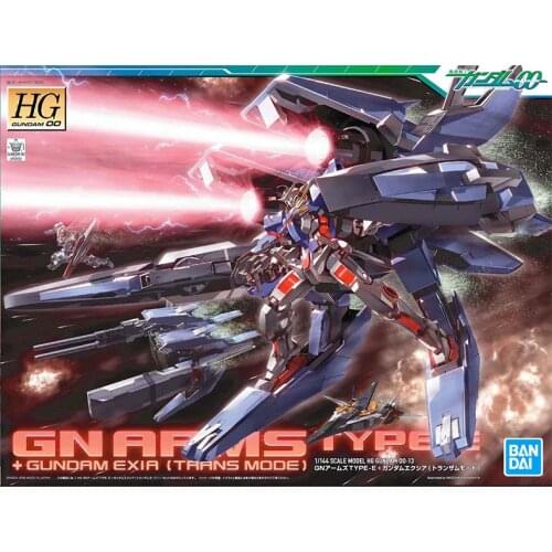 BANDAI GUNDAM HG 00 13 1/144 GNR-001E GN-ARMS+ Gundam model kids assembled Robot Anime action figure toys
