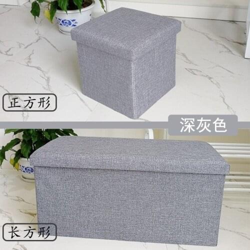 Large Folding Storage Lavish Home Bench Tufted Cube Organizer Furniture with Removeable Bin for Home, Bedroom, Living Room