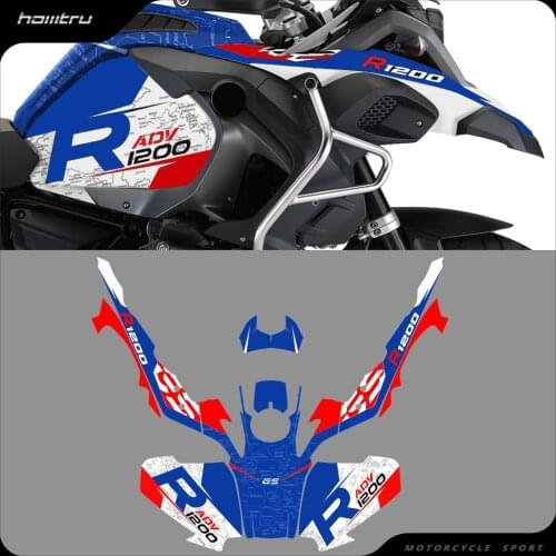 Motorcycle Full Decals Kit Case for BMW R1200GS Adventure ADV 2014-2018