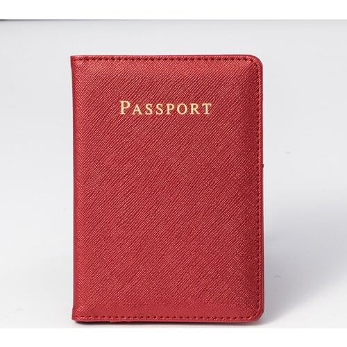 Pu Leather Travel Wallet Passport Cover Women High Quality Case for Passport Multifunction Travel Document Holder